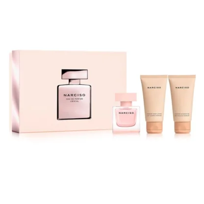 Narciso Rodriguez Cristal 3 Piece Gift Set: Eau de Parfum 50ml - Body Lotion 50ml - Shower Gel 50ml