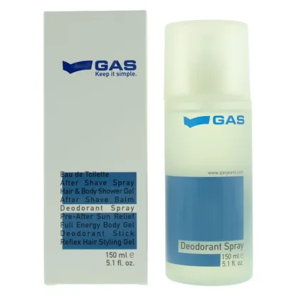 GAS For Men Deodorant 150Ml Spray