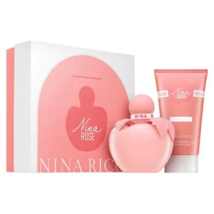 Nina Ricci Nina Rose Les Belles de Nina - 50ml EDT Gift Set With 75ML Body Lotion