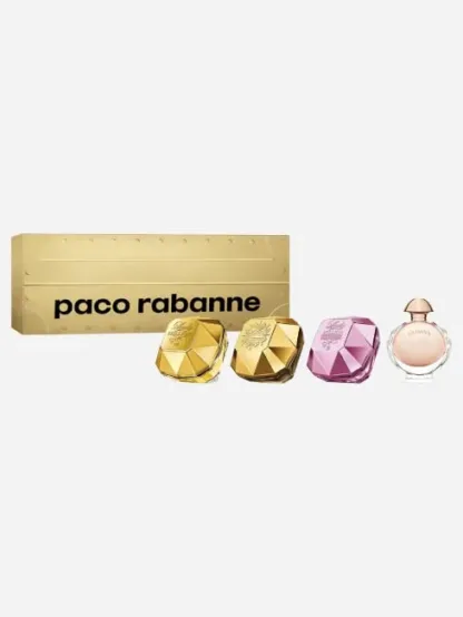 Paco Rabanne Miniatures Gift Set 5ml Lady Million EDP + 5ml Lady Million Empire EDP + 5ml Lady Million Fabulous EDP + 6ml Olympea EDP