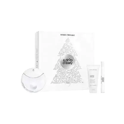 Issey Miyake A Drop d'Issey Gift Set 90 EDP Spray + 50ml Moisturising Hand Cream + 10ml EDP Purse Spray