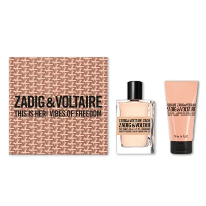 Zadig & Voltaire This is Her! Vibes of Freedom Gift Set 50ml EDP + 50ml Body Lotion