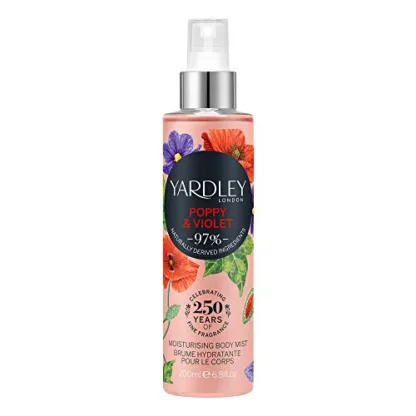 Yardley London Poppy and Violet Body Mist 200ml