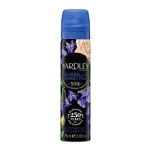 Yardley London English Bluebell & Sweet Pea 75ml Body Spray