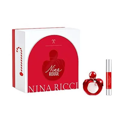 Nina Ricci Nina Rouge Gift Set 50ml EDT + 2.5g Jumbo Lipstick Matte