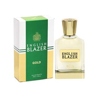 English Blazer Gold Eau De Toilette For Men by Parfums Bleu 100 ml