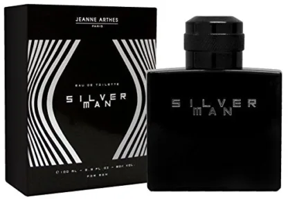 Jeanne Arthes Silver Man Eau de Toilette 100ml Spray