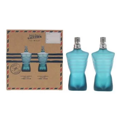 Jean Paul Gaultier Le Male 2 Piece Gift Set: 2 x Eau De Toilette 40ml