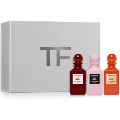 Tom Ford Private Blend Mini Decanter Gift Set 12ml Rose Prick EDP + 12ml Lost Cherry EDP + 12ml Bitter Peach EDP