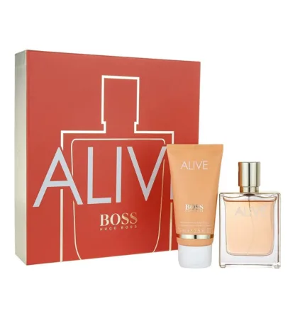 Hugo Boss Alive 50ml EDP Spray 50ml + 75ml Body Lotion