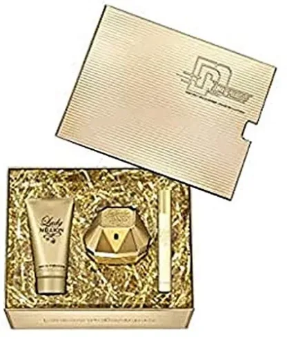 Paco Rabanne Lady Million Gift Set 50ml EDP + 75ml Body Lotion + 10ml EDP