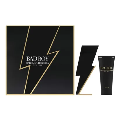 Carolina Herrera Bad Boy 2 Piece Gift Set: Eau De Toilette 100ml - Body Wash 100ml