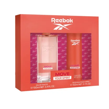 Reebok Move Your Spirit Women Gift Set 100ml EDT + 150ml Body Spray