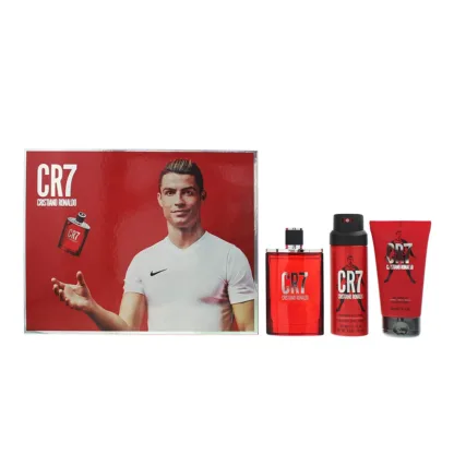 Cristiano Ronaldo CR7 Gift Set 100ml EDT + 150ml Shower Gel + 150ml Body Spray