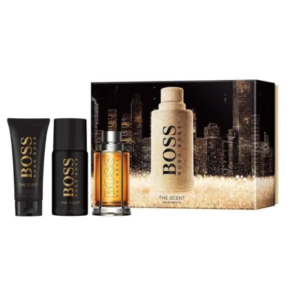 Hugo Boss Boss The Scent Gift Set 100ml EDT + 100ml Shower Gel + 150ml Deodorant Spray