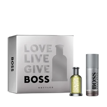 Bottled Hugo Boss 2 Piece Gift Set: Eau De Toilette 50ml - Deodorant Spray 150ml