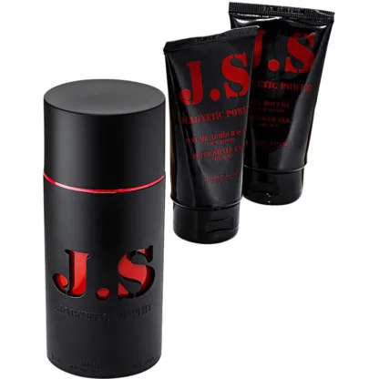 Jeanne Arthes Js Magnetic Power Gift Set 100ml EDT + 75ml Shower Gel + 75ml Aftershave Balm