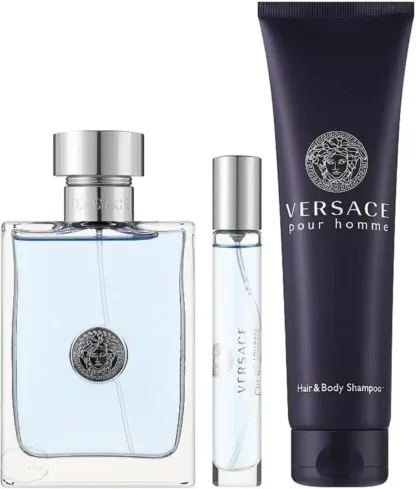 Versace pour Homme Gift Set 100ml EDT + 10ml EDT + 150ml Shower Gel