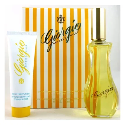 Giorgio Beverly Hills Giorgio Yellow Gift Set 90ml EDT + 50ml Body Lotion