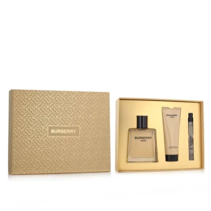 Burberry Hero Gift Set 100ml EDT + 75ml Body Wash + 10ml EDT