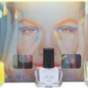 Ciaté Corrupted Neon Manicure Gift Set 13.5ml Neon Orange Nail Polish + 10g Neon Glitter + 5ml Black Light Top Coat