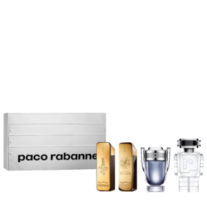 Paco Rabanne Mini (M) One Million 5ml EDT + One Million 5ml EDP + Invictus 5ml EDT + Phantom 5ml EDT