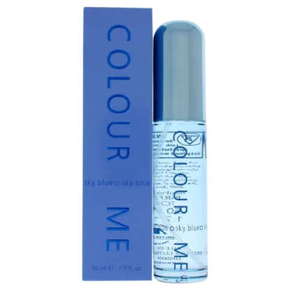 Colour Me Sky Blue Gift Set 50ml PDT Spray + 10ml Roll-on Perfume