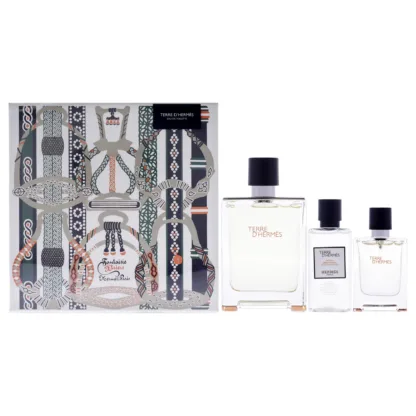 Hermès Terre d'Hermès Gift Set 100ml EDT + 12.5ml EDT + 40ml Aftershave Balm