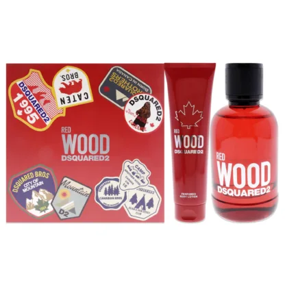 DSquared² Red Wood Gift Set 100ml EDT + 150ml Body Lotion