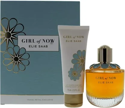 Elie Saab Girl Of Now 2 Piece Gift Set: Eau De Parfum 50ml - Body Lotion 75ml