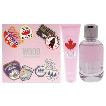 DSquared² Wood For Her Gift Set 100ml EDT + 150ml Body Lotion