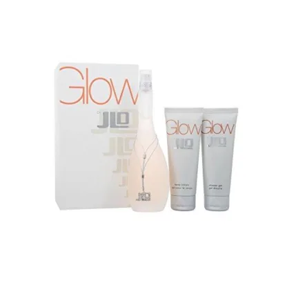 Jennifer Lopez Glow Gift Set 100ml EDT + 75ml Body Lotion + 75ml Shower Gel