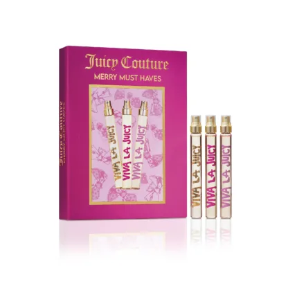 Juicy Couture Mini EDP 10ml Viva La Juicy Spray + EDP 10ml Gold Couture Spray + EDP 10ml Sucre Spray