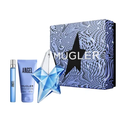 Thierry Mugler Angel Pour Femme - 60ml Eau De Parfum Spray + 50ml Body Lotion +10ml Eau De Parfum Spray Set