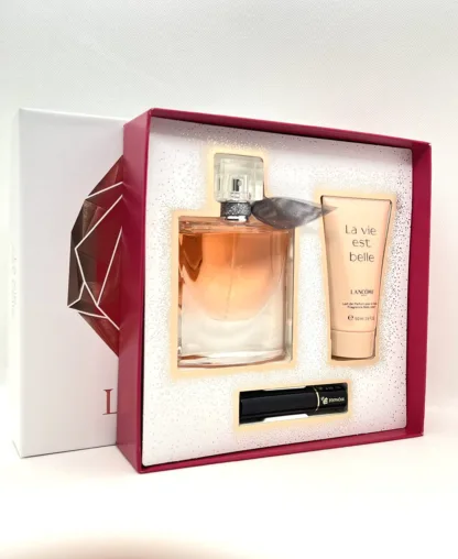 Lancome La Vie Est Belle Gift Set 50ml EDP + 50ml Body Lotion + 2ml Mascara