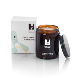 EGYPTIAN JASMINE + SANDALWOOD SCENTED CANDLE