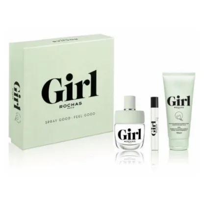 Rochas Girl Gift Set 100ml EDT + 7.5ml EDT + 100ml Body Lotion