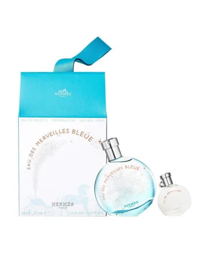 Hermès Eau Des Merveilles Bleue 2 Piece Gift Set: Eau De Toilette 50ml - Eau De Toilette 7.5ml