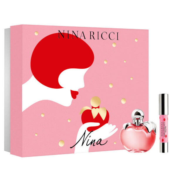 Nina Ricci Nina Les Belles de Nina - 50ml EDT Gift Set With 2.5g Lipstick