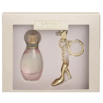 Sarah Jessica Parker Lovely Gift Set 30ml EDP + Gold Shoe Keyring