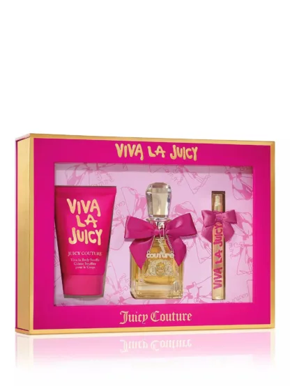 Viva La Juicy 50ml EDP Spray +10ml EDP Mini +125ml Body Souffle