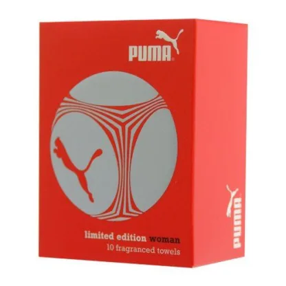 Puma Limited Edition Woman Fragranced Towels 10 x 3ml