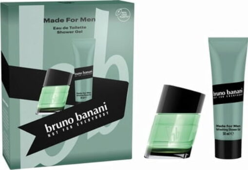 Bruno Banani Made for Men Gift Set 75ml Deodorant Natural Spray + 50ml Shower Gel