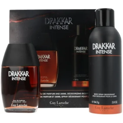 Guy Laroche Drakkar Noir Intense EDP 100ml Spray +200ml Deo Body Spray