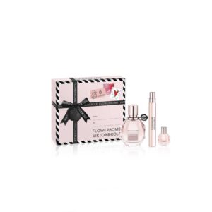 Viktor & Rolf FlowerBomb Gift Set 50ml EDP + 10ml EDP + 7ml EDP