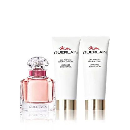 Guerlain Mon Bloom of Rose Gift Set 50ml EDT + 75ml Body Cream + 75ml Shower Gel