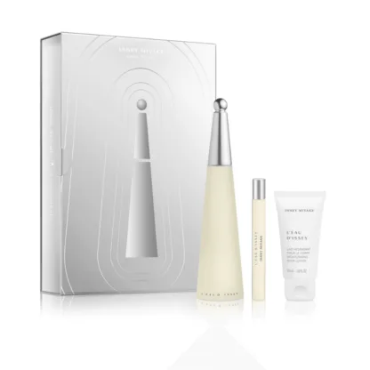 Issey Miyake L'eau D'issey 3 Piece Gift Set: Eau De Toilette 100ml - Eau De Toilette 10ml - Body Lotion 50ml