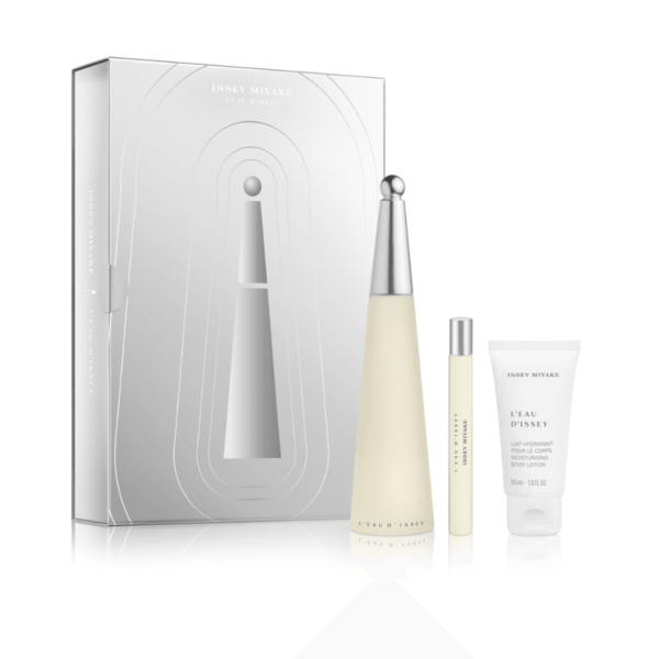 Issey Miyake L'eau D'issey 3 Piece Gift Set: Eau De Toilette 100ml - Eau De Toilette 10ml - Body Lotion 50ml