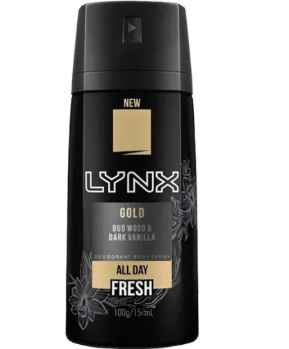 Lynx Gold Deodorant Body Spray Oud Wood & Dark Vanilla