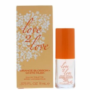 Love2Love Orange Blossom + White Musk Eau de Toilette 11ml Spray